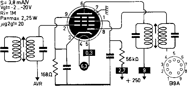 Радиолампа EAF801