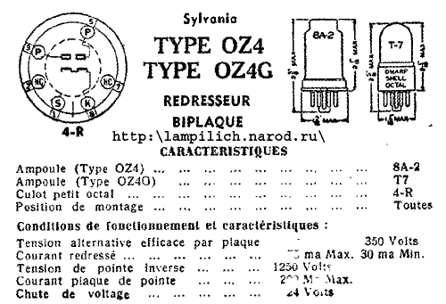 Радиолампа 0Z4